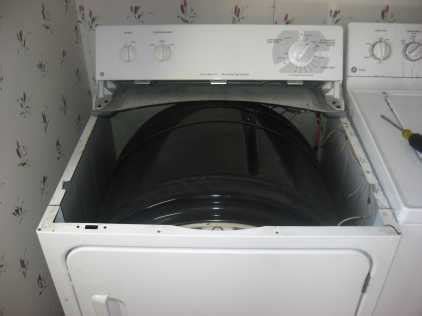 Remove Ge Dryer Top
