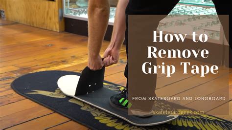 Remove Grip Tape Adhesive