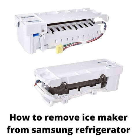 Remove Ice Maker From Samsung Fridge