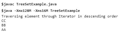 Remove In Treeset Java