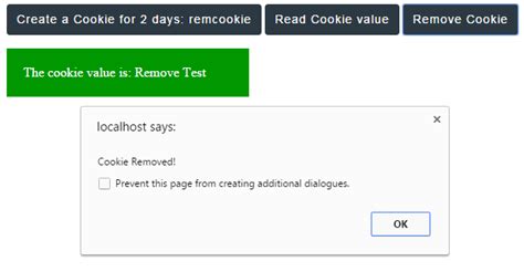Remove Jquery Cookies