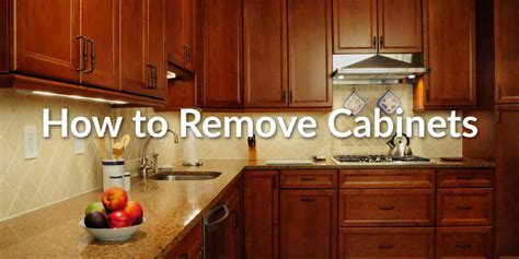 Remove Kitchen Cabinets From Tiles