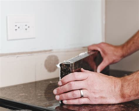 Remove Kitchen Counter Backsplash