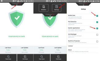 remove malware from android free