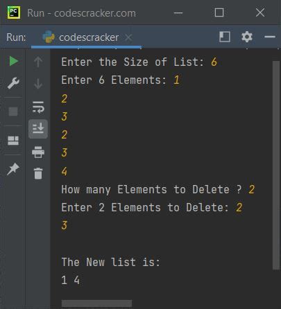 remove multiple elements in list python