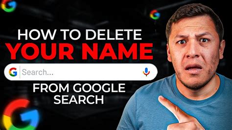 remove name from google search