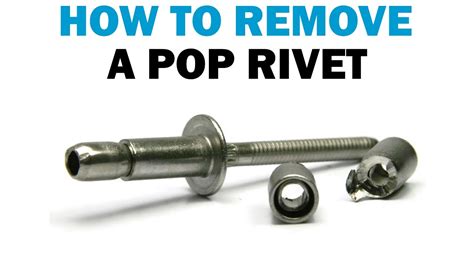 remove old rivet button