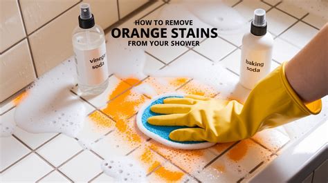 Remove Orange Stains From Shower