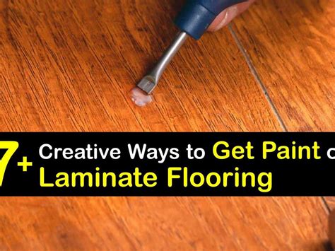 Removing Paint from Laminate Flooring