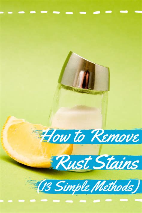 Remove Rust Stains From Plates