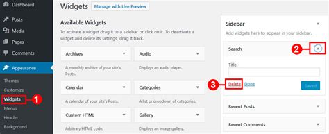 Remove Sidebar On Wordpress Page