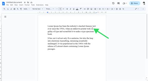 remove space after paragraph in google docs
