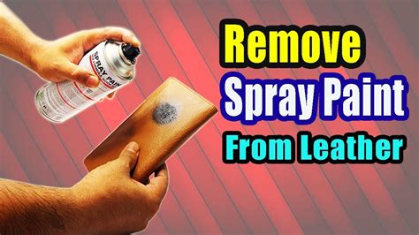 Remove Spray Adhesive Leather