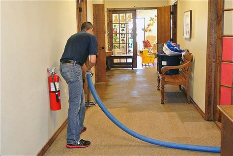 remove water from carpet in a