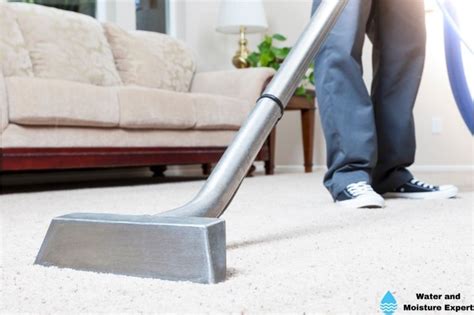 remove water from carpet in a