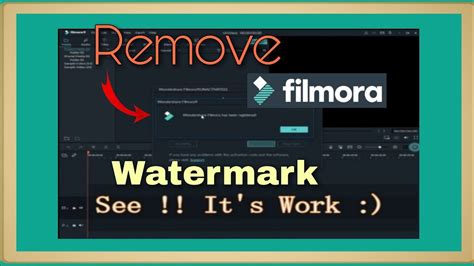 remove watermark filmora
