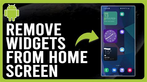 remove widgets from home screen