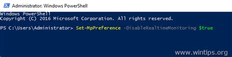 remove windows defender server 2016 powershell