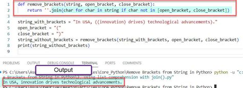 Remove Words In Brackets Python