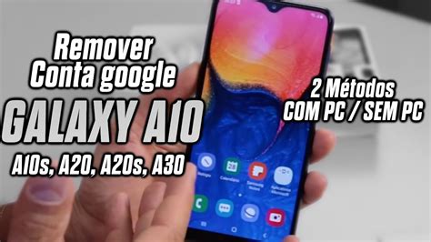 remover conta google a10s 2023