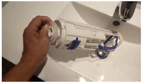 Geberit concealed tank flush valve easier removal YouTube