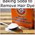removing hair color with baking soda and developer
