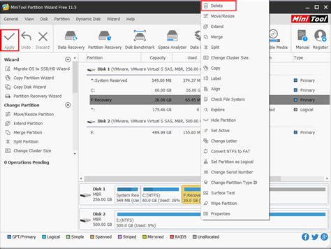 removing a recovery partition in windows 10
