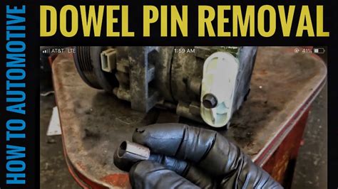 Removing Dowel Pins