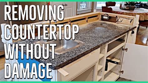 Removing Granite Without Damaging Cabinets