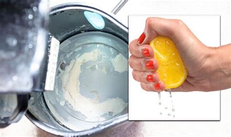 Removing Limescale From Kettle With Lemon