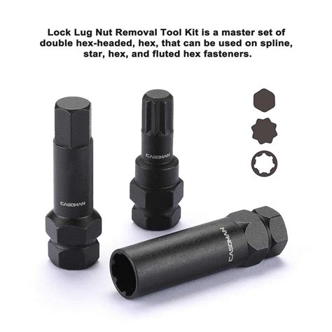 Removing Lug Nut Lock Key