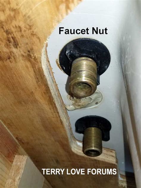 Removing Old Kitchen Faucet Plastic Nuts