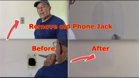 Removing Old Wall Phone