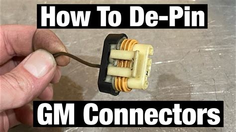 Removing Pins From Delphi Connector