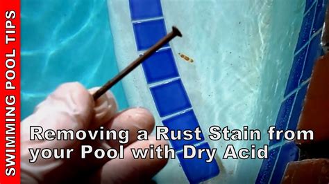Removing Stains From Concrete Pool