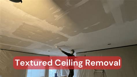 Removing Textured Ceilings