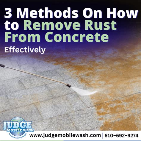 How to Remove Rust from Concrete 10 Best Ways Handyman
