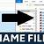 rename all files in a folder windows 10