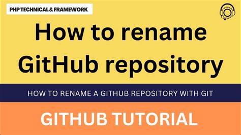 rename repository github