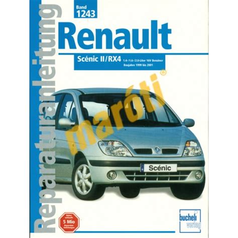 Renault Mégane, Mégane Scenic (Javítási kézikönyv) szerelési