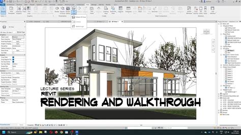 Rendering Walkthrough In Revit