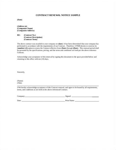 Lease Renewal Letter PDF Template for DIY Landlords