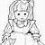 renniasance printable doll coloring pages of