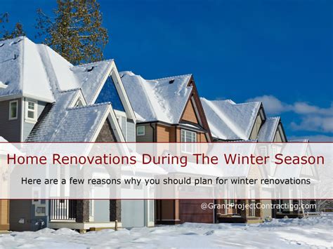 renovation availability during winter 2020
