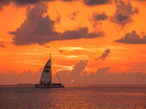 rent a boat key west sunset