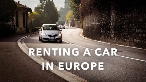 rent a car in europa