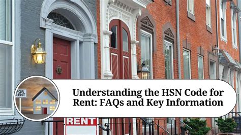 Rent Income Hsn Code