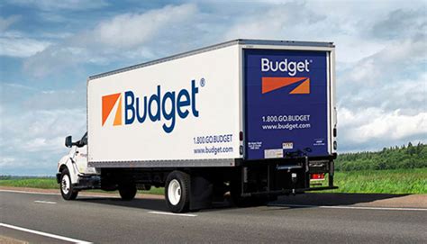 rent moving truck one way budget