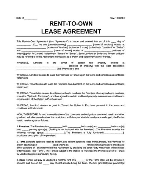 rent to own documents canada