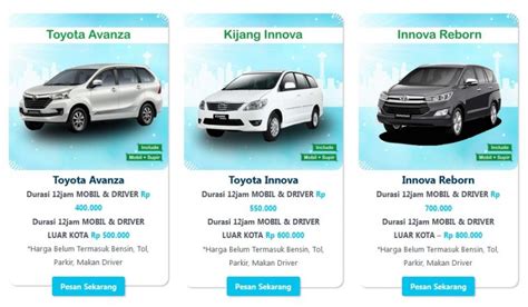 Rental Mobil di Jakarta Murah Dalam dan Luar Kota 0877 7418 2984